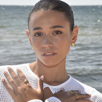 Adalene Simplicity Pearl Open Ring (Gold)
					