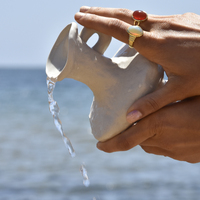 Samara Luxury Solid Opal Open Ring
					