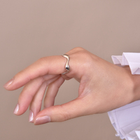 Renew Solid Sterling Silver Ring
					