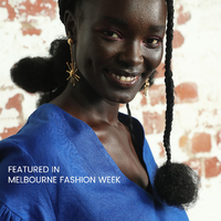 Soleste 24K Artisan Sun Drop Earrings (for pierced ears)