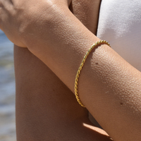 Eugenie Gold Vermeil Twisted Bracelet
					