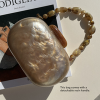 Benoite Artsy Resin Clutch 