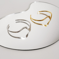 Elyse Artisan Silver Solid Bangle
					