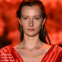 Leora Artisan 24K Gold Layered Earrings
					