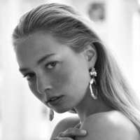 Rosalyn Coastal Devine Pearl Hoop Earrings (my ears are pierced)