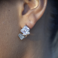 Bonbons Artisan Mismatched Earrings (Silver)