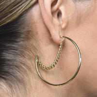 Not Your Regular Hoop Earrings (Gold)