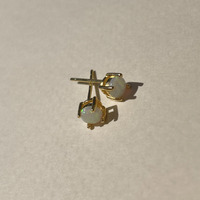 Siria Dainty Opal Stud Earrings