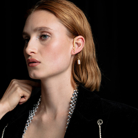 Echo Artsy Ear Frame Earrings
					