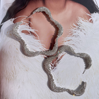 Averi Oversized Flower Hoop Earrings