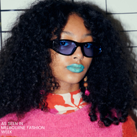 Allyriane Fuchsia Drops Statement Earrings (for pierced ears)