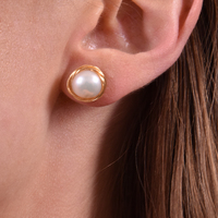 Jarica Wired Freshwater Pearl Stud Earrings