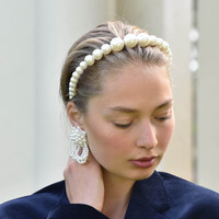 Vivienne Runway Pearl Splendid Earrings (my ears are pierced)
					