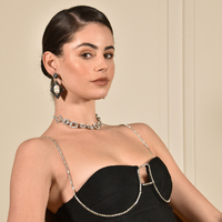 Desdelina Jewel Embellished Baroque Pearl Earrings
					