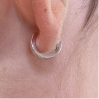 Tilly Dainty Silver Sleeper Earrings