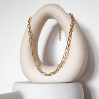 Andy Gold Chain Necklace
					