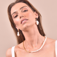 Jacquelyn 24K Luxury Baroque Pearl Earrings
