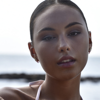 Gabrielle Pastel Diamante Climber Earrings (Pink)