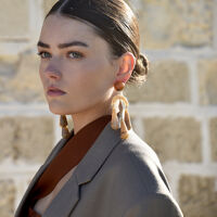 Soft Echo Resin Drop Earrings