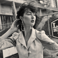 Blake Shimmering Water Drop Earrings (My ears are pierced)
					