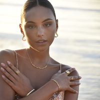 Amandine Artisan Sculptural Flow Earrings (Gold Vermeil)