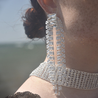 Aries Arch String Statement Earrings (Oversized)