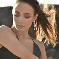 Calliope 24K Freshwater Pearl Drop Earrings