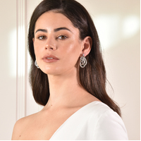 Alora Glamour Ready Zircon Loop Earrings