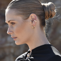 Bria Austrian Zircon Cuff Earrings (Pair)