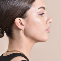 Archer Modern Muse Loop Chain Earrings 