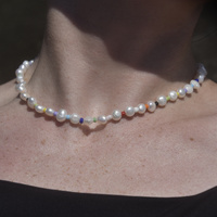 Loxie Freshwater Pearl Necklace & Bracelet Gift Set 
					