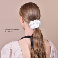 Ivory Earthy Muse Cotton Scrunchie Set