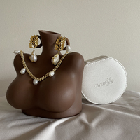 Armenia Pearl Chain Necklace 
					