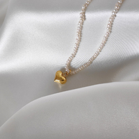 Catalina Freshwater Pearl Heart Pendant Necklace
					