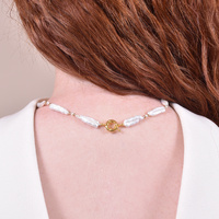 Isis Baroque Pearl Necklace
					