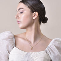 Chinese Love Pendant Necklace (24K Gold Filled)
					