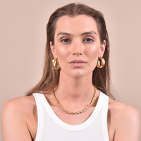 Clemence Gold Chain Necklace
					