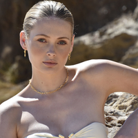 Elvrie Classic Oval Chain Necklace (Gold Vermeil)
					