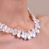 Audriana Luxury Baroque Pearl Necklace 
					