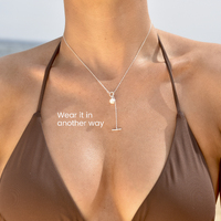 Bjorn Pearl Toggle Pendant Necklace (Silver)
					