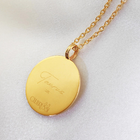 She Is Taurus Artisan 24K Gold Zodiac Pendant Necklace
					