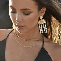 Elijah Textured Link Chain Necklace (Gold Vermeil)
					