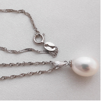 Adalia Freshwater Pearl Pendant Necklace
					