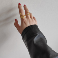 Celyn Gold Vermeil Open Ring
					