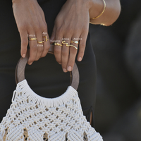 Aja Artisan Sculptural Flow Open Ring
					