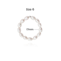 Laurel Freshwater Pearl Ring (Size 6)