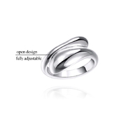 Maeve Artisan Silver Open Ring
					