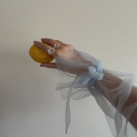 Noora Sculpture Wrap Open Ring (Silver)
					