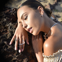 Soriya Sculptural Serpent Open Ring 
					