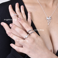 Braque Artisan Sculptural Frame Open Ring